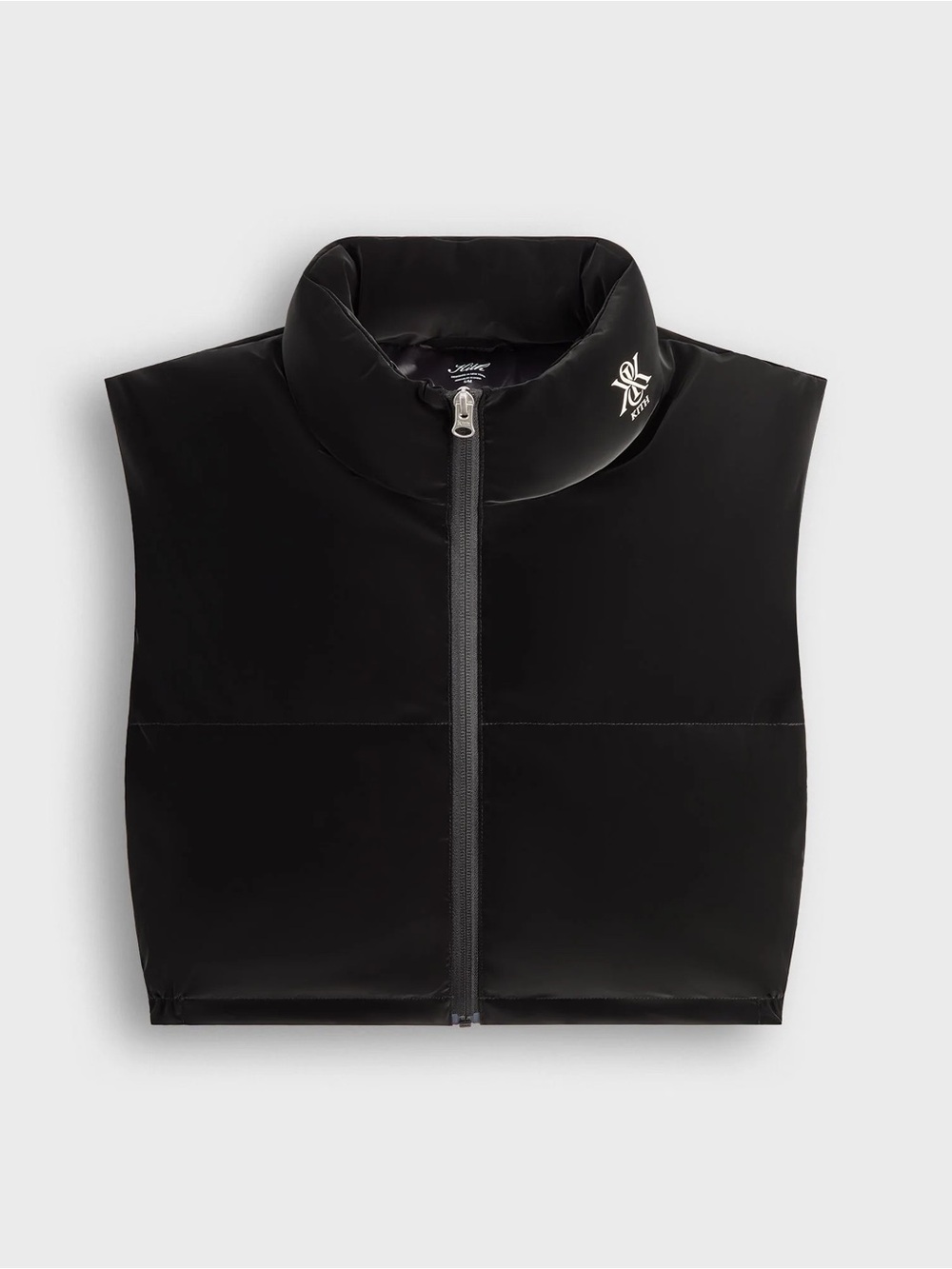 KITH - Black Cropped Puffer Vest